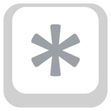 Keycap Asterisk on JoyPixels 2.2