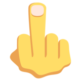 Middle Finger on JoyPixels 2.2