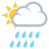 Sun Behind Rain Cloud on JoyPixels 2.2