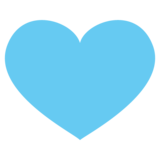 Blue Heart on JoyPixels 2.2.4