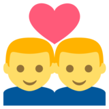 Couple with Heart: Man, Man on JoyPixels 2.2.4