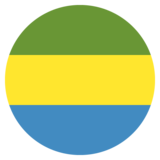 Flag: Gabon on JoyPixels 2.2.4