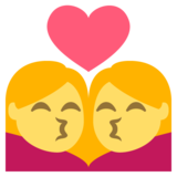 Kiss: Woman, Woman on JoyPixels 2.2.4