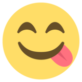 Face Savoring Food on JoyPixels 2.2.5