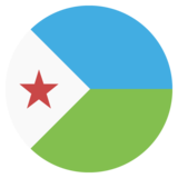 Flag: Djibouti on JoyPixels 2.2.5