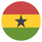 Flag: Ghana on JoyPixels 2.2.5