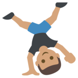 Person Cartwheeling: Medium Skin Tone on JoyPixels 2.2.5