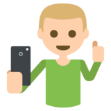 Selfie: Medium-Light Skin Tone on JoyPixels 2.2.5