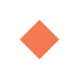 Small Orange Diamond on JoyPixels 2.2.5