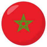 Flag: Morocco on JoyPixels 3.0