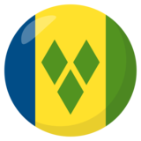 Flag: St. Vincent & Grenadines on JoyPixels 3.0