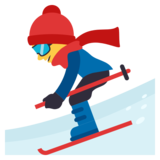 Skier on JoyPixels 3.0