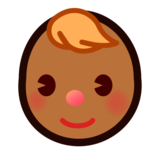 Baby: Medium-Dark Skin Tone on emojidex 1.0.33