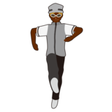 Woman Dancing: Dark Skin Tone on emojidex 1.0.33