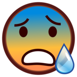 Anxious Face with Sweat on emojidex 1.0.33