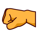 Left-Facing Fist on emojidex 1.0.33