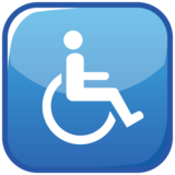 Wheelchair Symbol on emojidex 1.0.33