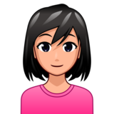 Woman: Medium-Light Skin Tone on emojidex 1.0.33