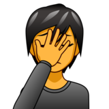 Person Facepalming on emojidex 1.0.34