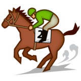 Horse Racing: Medium Skin Tone on emojidex 1.0.34