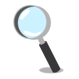 Magnifying Glass Tilted Left on emojidex 1.0.34