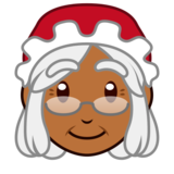 Mrs. Claus: Medium-Dark Skin Tone on emojidex 1.0.34