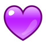 Purple Heart on emojidex 1.0.34