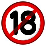 No One Under Eighteen on emojidex 1.0.14