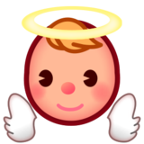 Baby Angel: Medium-Light Skin Tone on emojidex 1.0.19