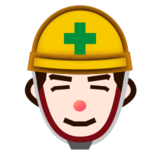 Construction Worker: Light Skin Tone on emojidex 1.0.19