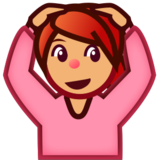Person Gesturing OK: Medium Skin Tone on emojidex 1.0.19
