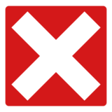 Cross Mark Button on emojidex 1.0.19