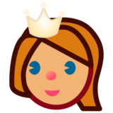 Princess: Medium Skin Tone on emojidex 1.0.19
