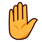 Raised Hand on emojidex 1.0.19