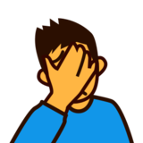 Person Facepalming on emojidex 1.0.22