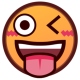 Winking Face with Tongue on emojidex 1.0.22
