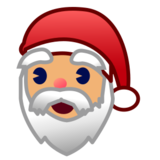 Santa Claus: Medium Skin Tone on emojidex 1.0.22