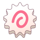 Fish Cake with Swirl on emojidex 1.0.22