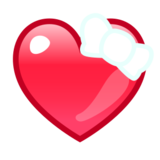 Heart with Ribbon on emojidex 1.0.22
