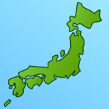 Map of Japan on emojidex 1.0.22