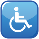 Wheelchair Symbol on emojidex 1.0.22