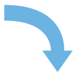Right Arrow Curving Down on emojidex 1.0.24