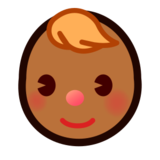 Baby: Medium-Dark Skin Tone on emojidex 1.0.24