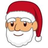 Santa Claus: Medium Skin Tone on emojidex 1.0.24