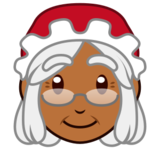 Mrs. Claus: Medium-Dark Skin Tone on emojidex 1.0.24