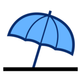Umbrella on Ground on emojidex 1.0.24