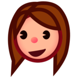 Woman: Medium-Light Skin Tone on emojidex 1.0.24