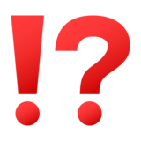 Exclamation Question Mark on JoyPixels 4.0