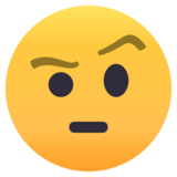 Face with Raised Eyebrow on JoyPixels 4.0