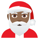 Santa Claus: Medium-Dark Skin Tone on JoyPixels 4.0